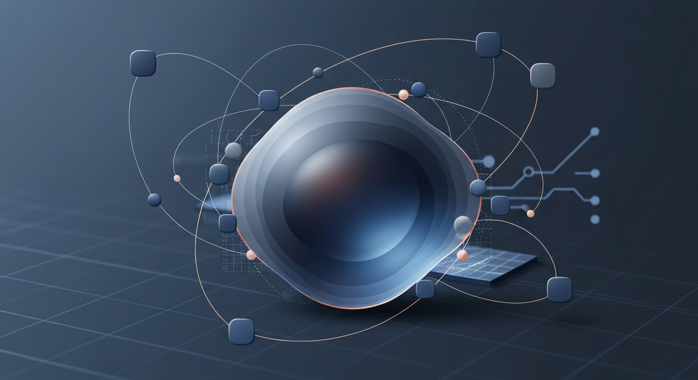 AI Blob interconnection visual