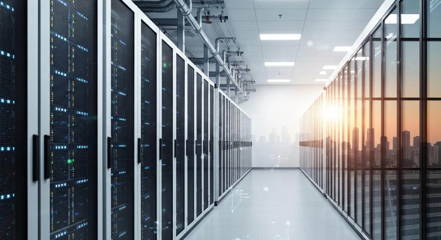 AI data center visual