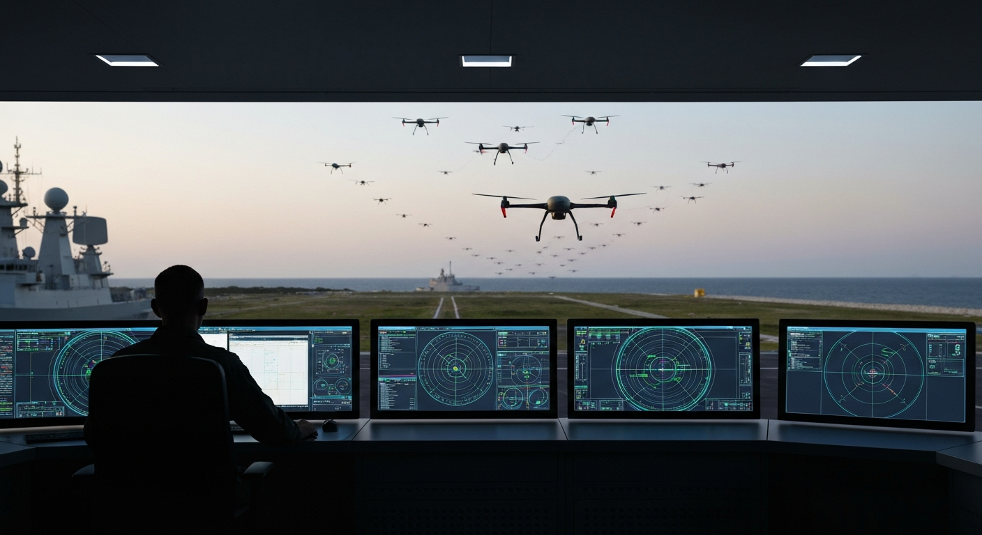 Advanced military AI systems in operation