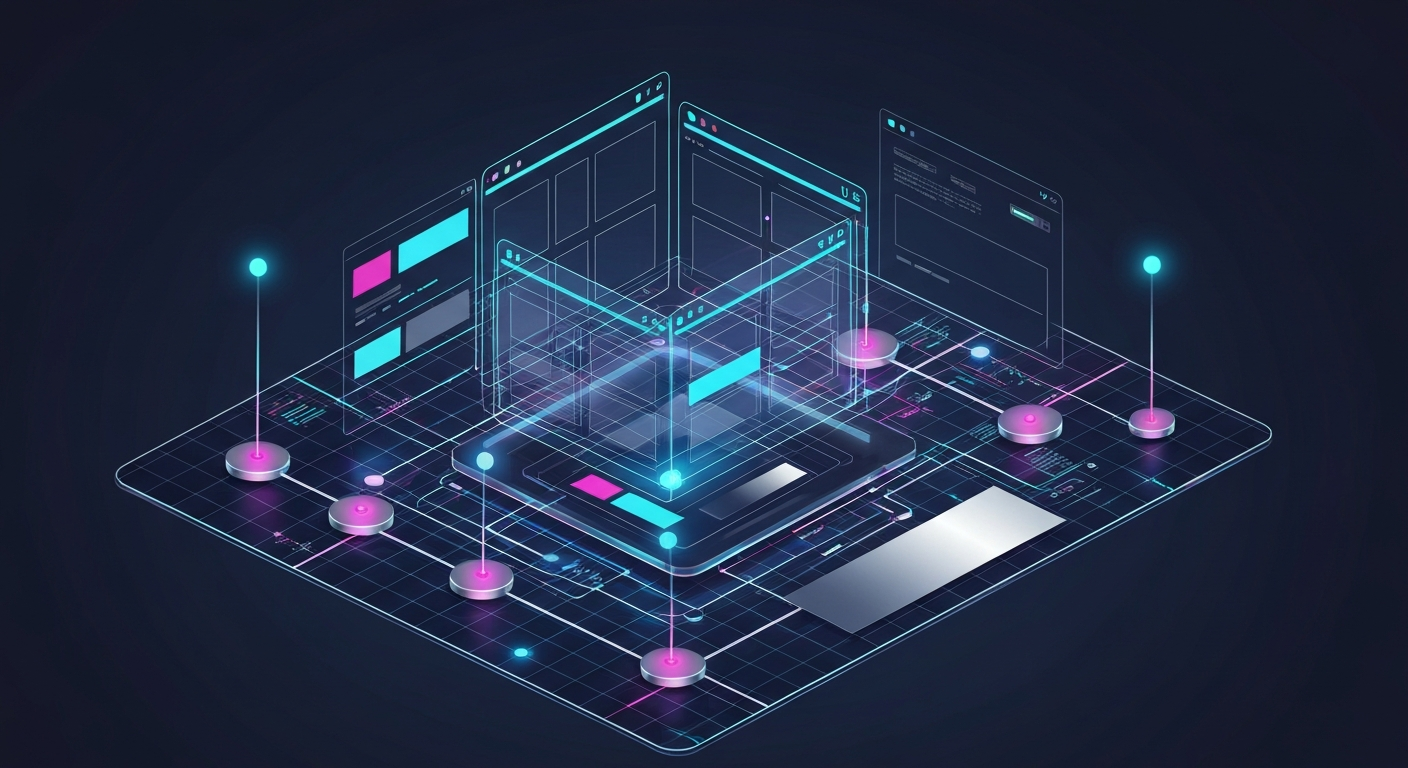 AI website builder visual