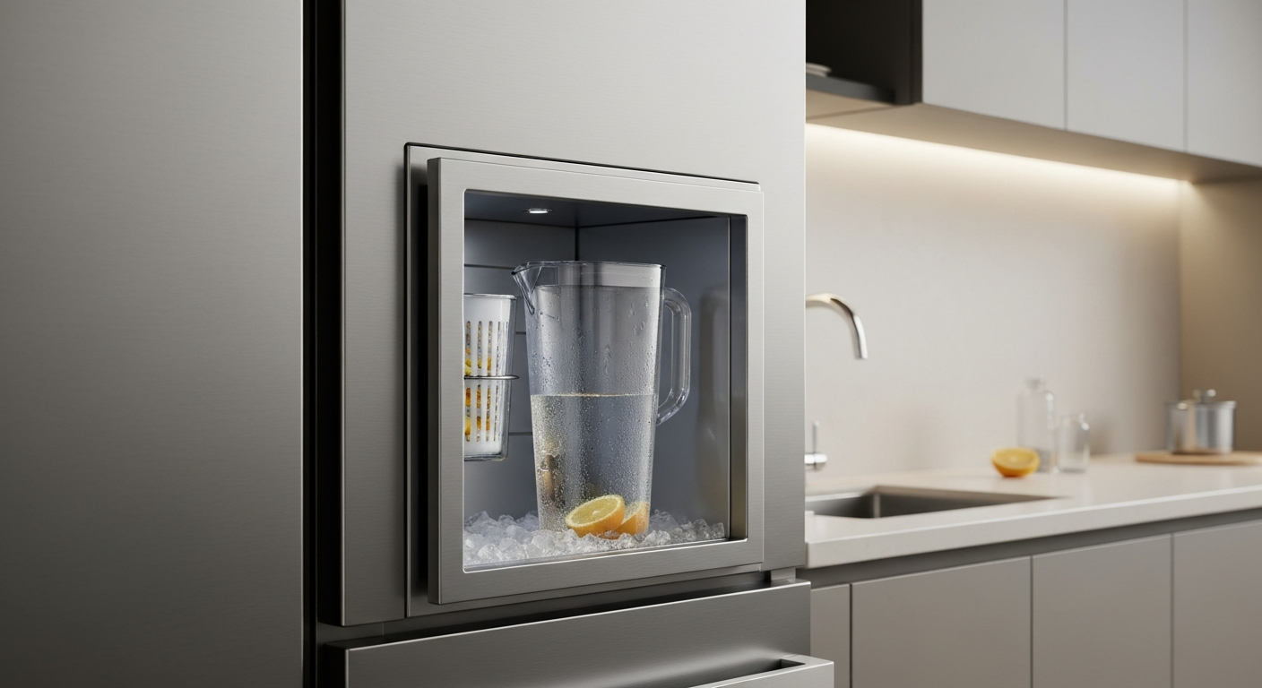 Modern beverage center appliance
