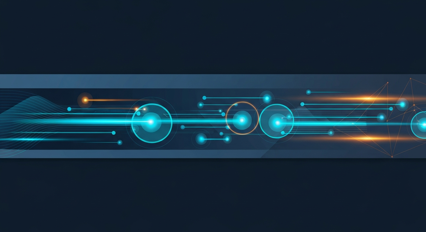 AI automation abstract divider