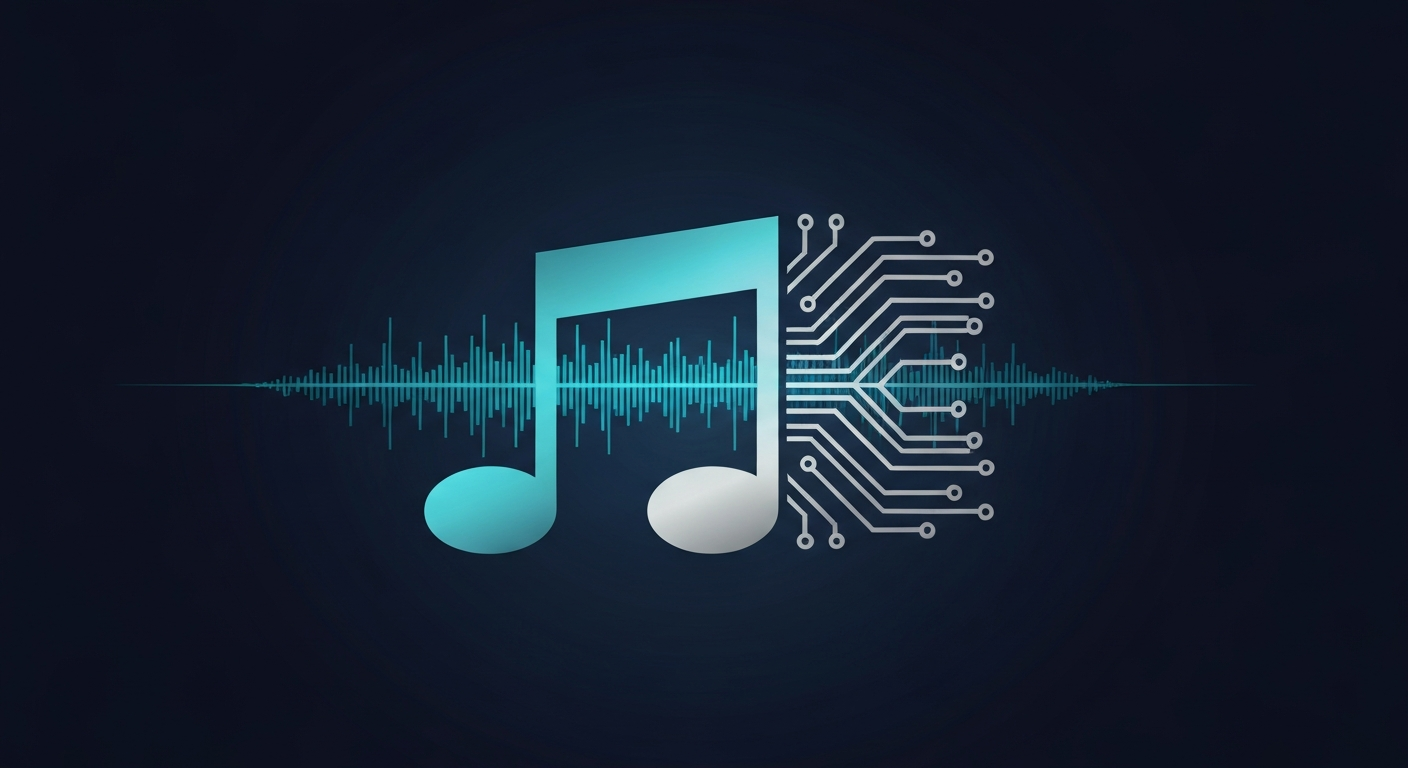 AI music technology visual