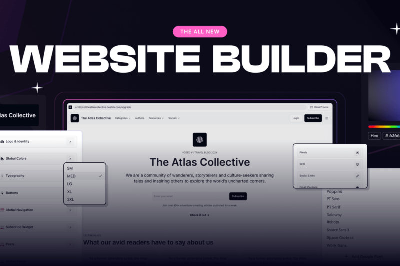 Beehiiv expands beyond newsletters with AI website builder to power the creator economy