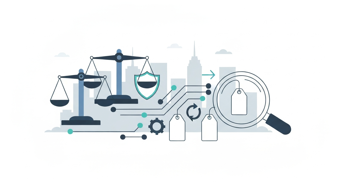 Regulatory environment visual for New York personalized pricing disclosure law